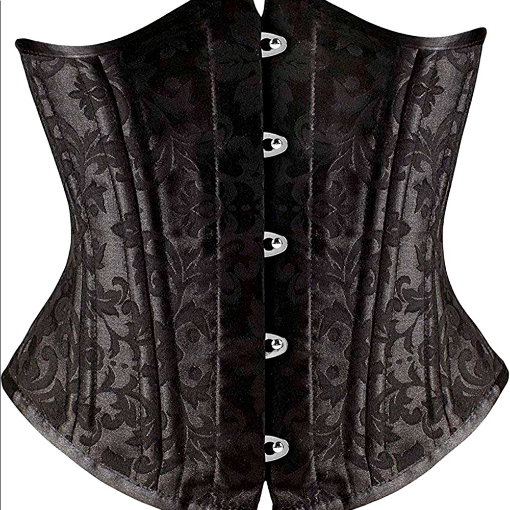 Camellias Women Waist Training Corsets Underbust Heavy Duty XXS Steel Boned